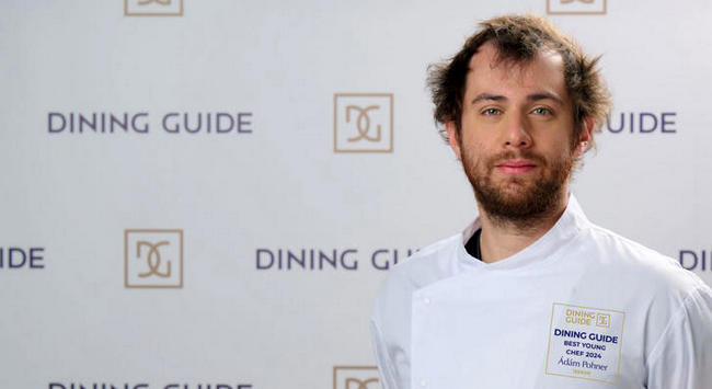 Pohner Ádám a Pajta konyhafőnöke, a Dining Guide 2024 egyik díjazottja. GasztroMagazin 2024.